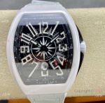 Swiss Super Clone Franck Muller White Ceramic 45 Watch new Vanguard Yachting_th.jpg